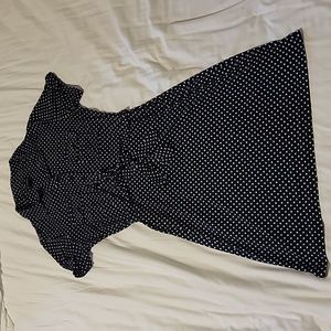 Polka dot retro style dress